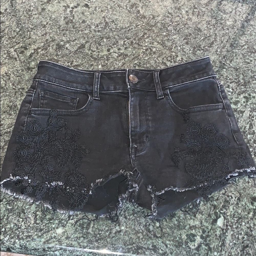 Black American Eagle shorts